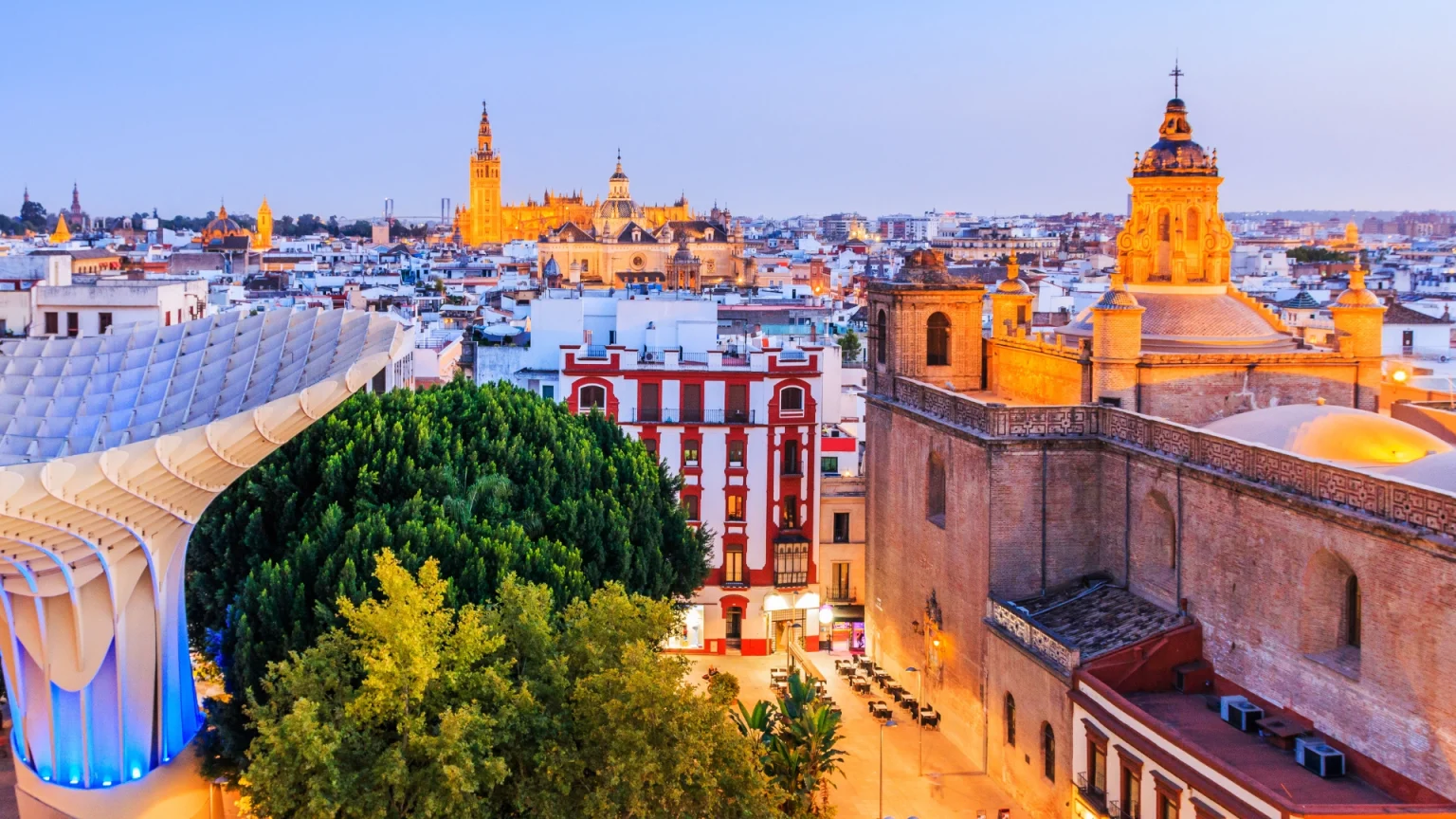 Vista panoramica di Siviglia