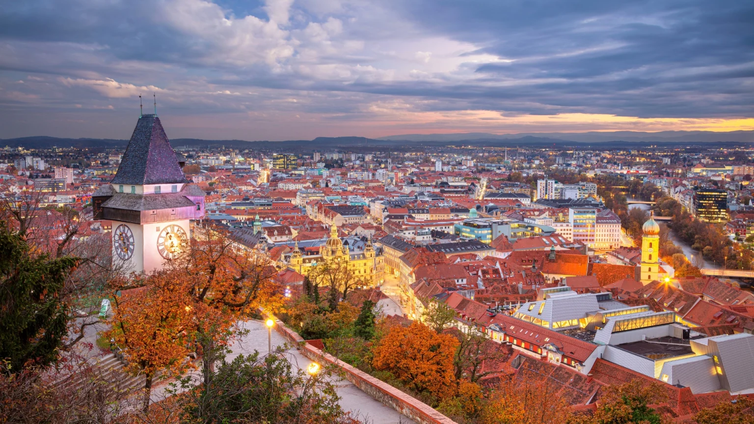 graz austria panorama