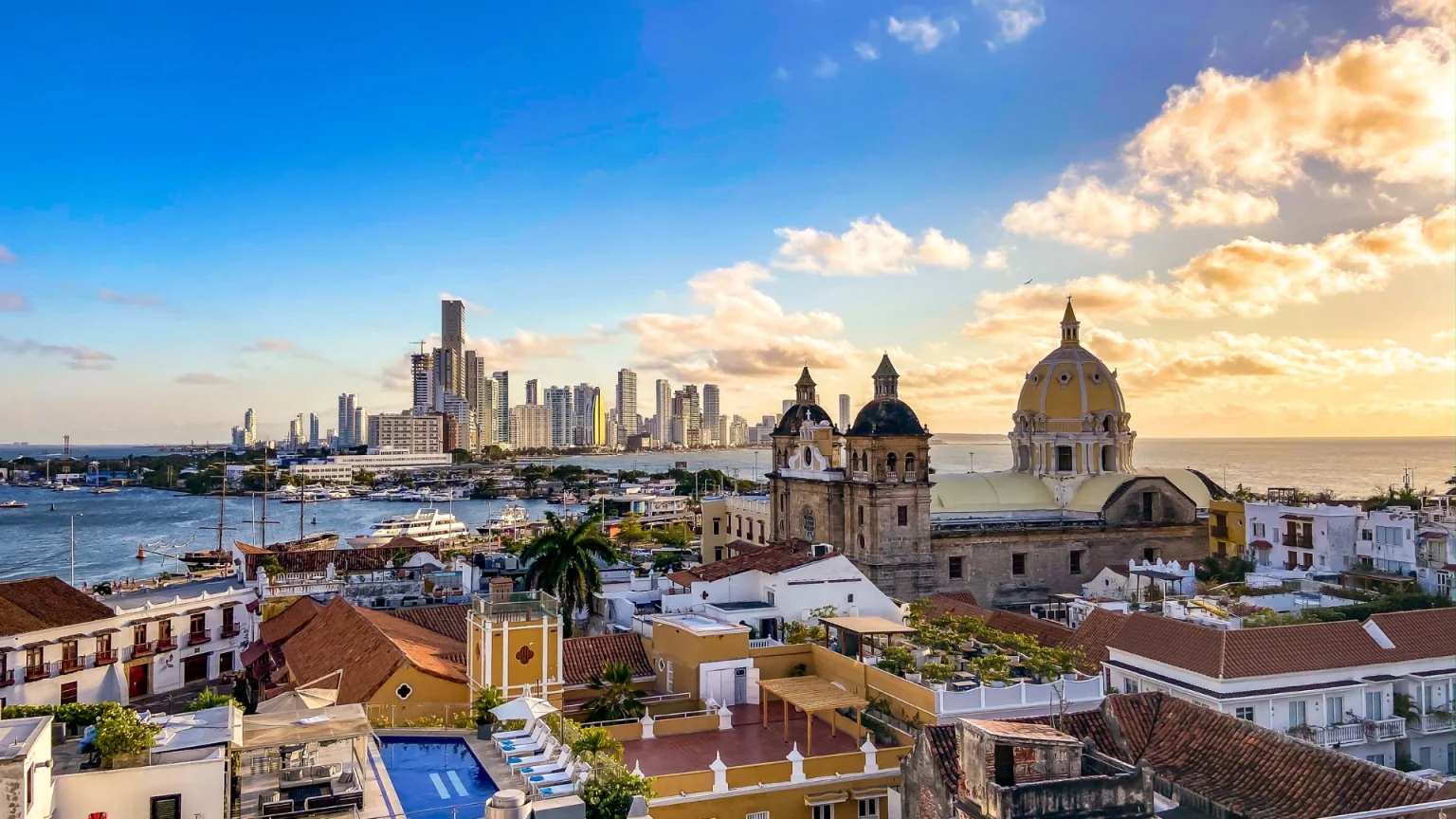 colombia cartagena panorama