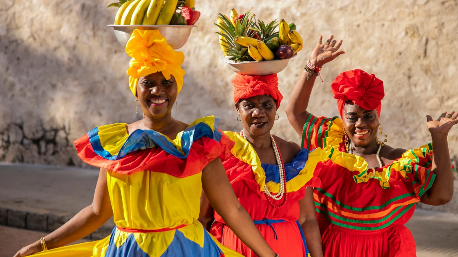 colombia danza frutta colori