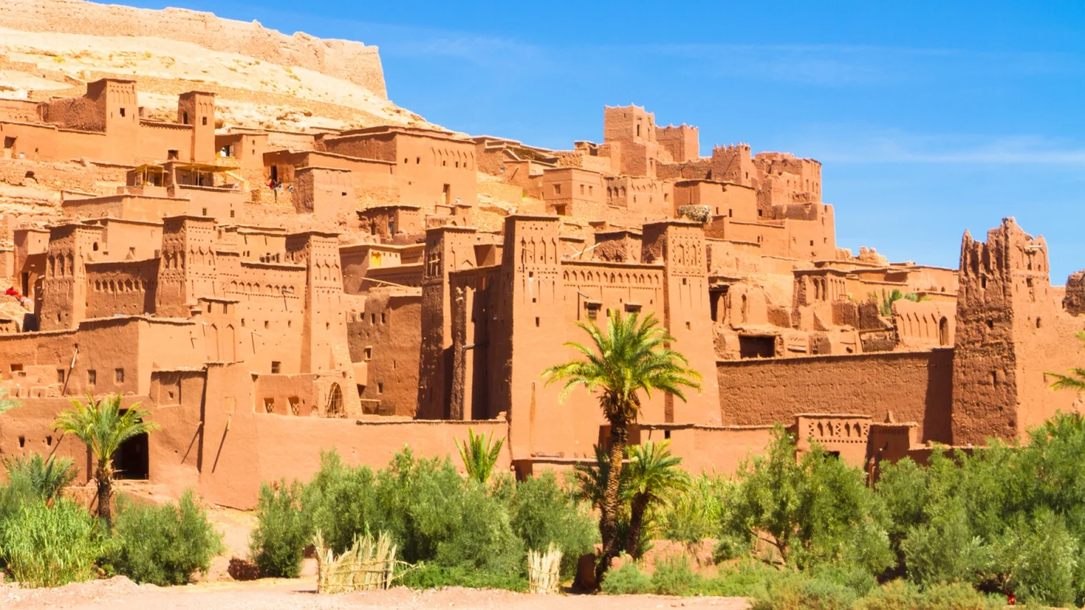 marocco ait ben haddou oasi kasbah deserto